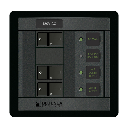 360 Circuit Panel,120 Volt AC Main + 2 Positions