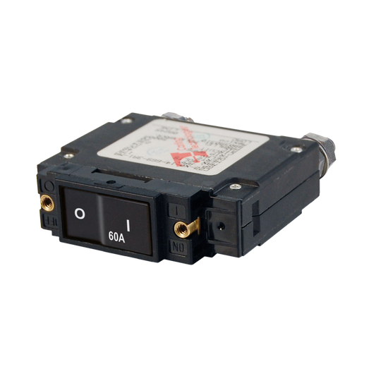 C-Series Flat Rocker Circuit Breaker - Single Pole - 60A - 7547-BSS