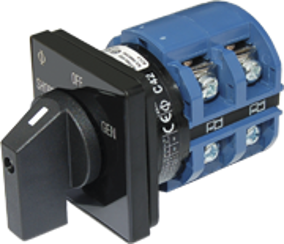 AC Rotary Switch - OFF + 2 Positions 120V AC 65A