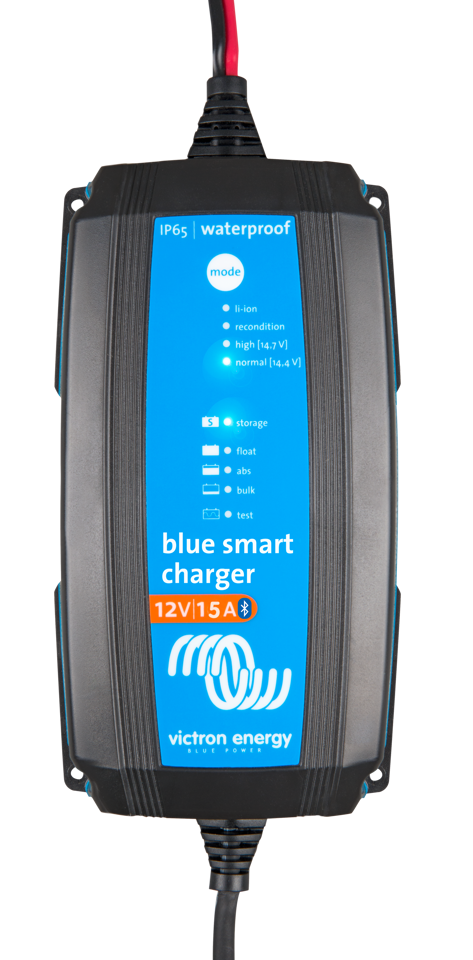Blue Smart IP65 Charger 12/15 Amp,(1) 120V NEMA 1-15P - Victron