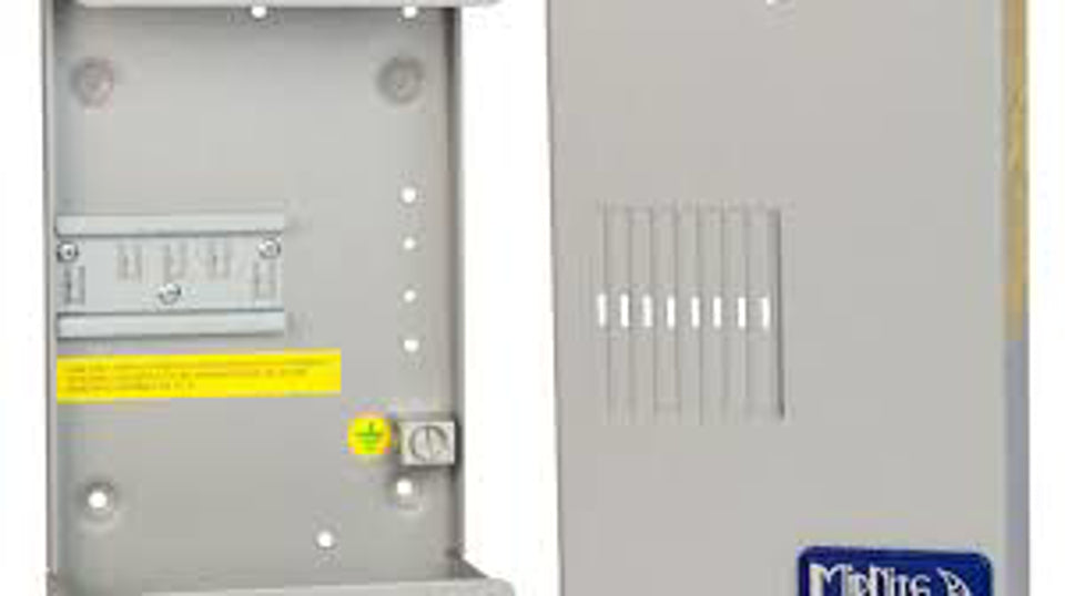 Midnite Big Baby DIN rail (accepts up to 4 breakers)