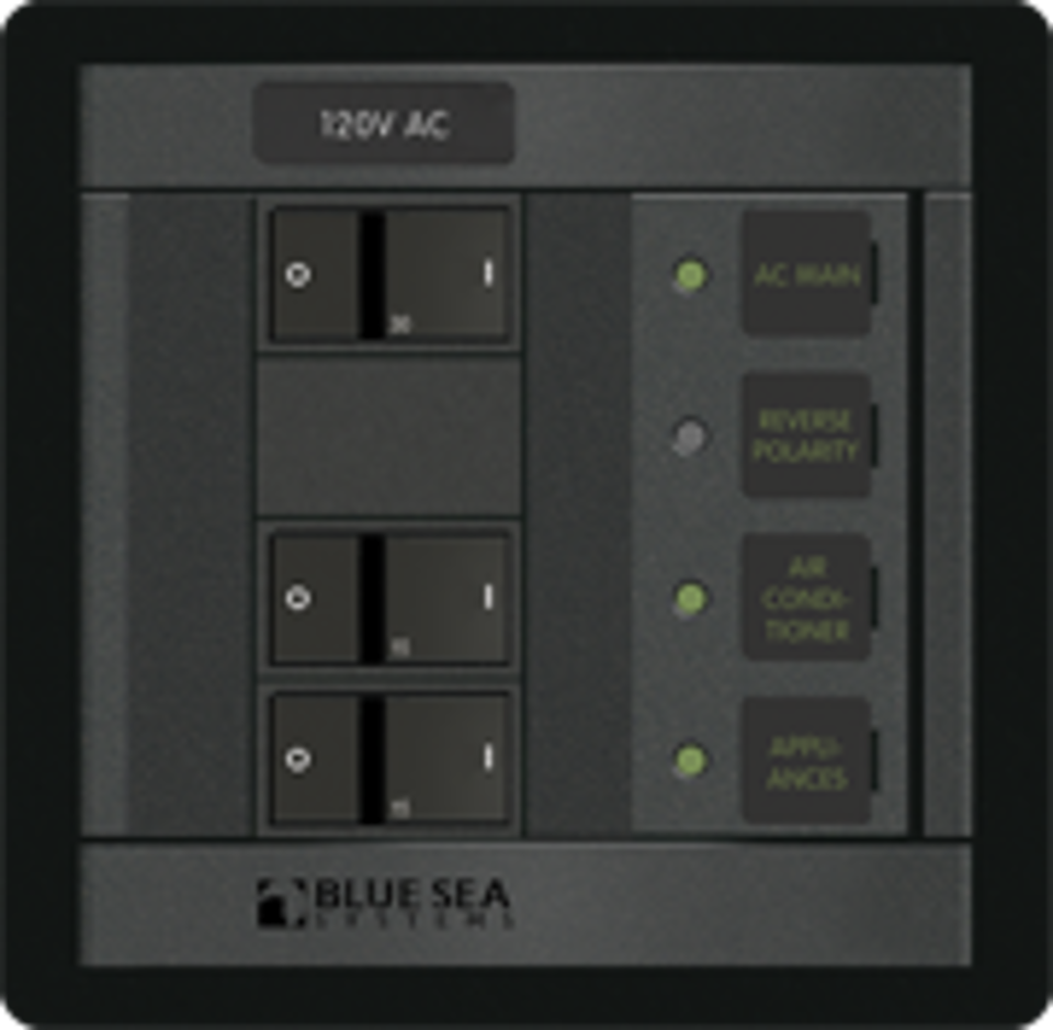 360 Circuit Panel,120 Volt AC Main + 2 Positions