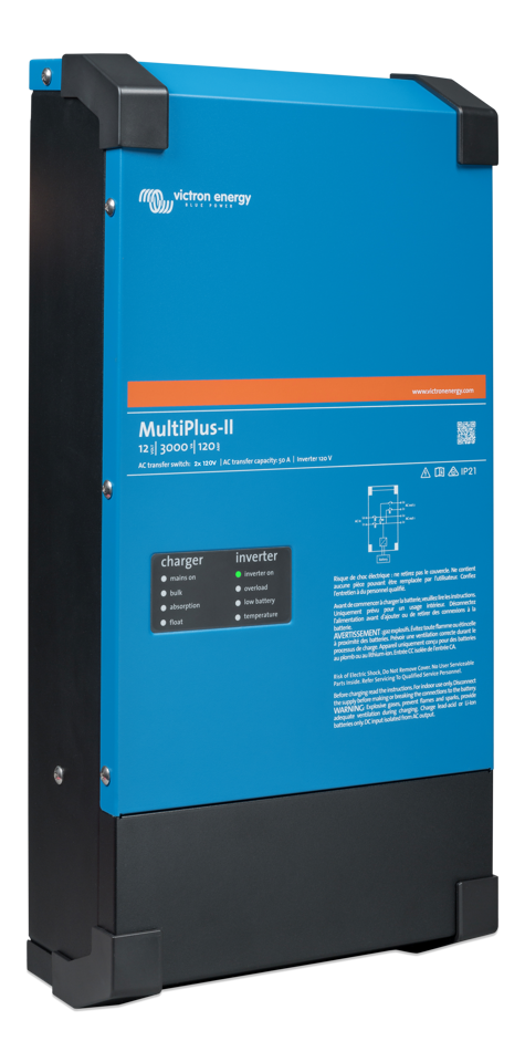 MultiPlus-II 12/3000/120-50 2x120V, Inverter/ Charger, For 50 Amp RV, Victron