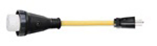 Detach Adapter Cord, 12”- 15A Male-50A Female
