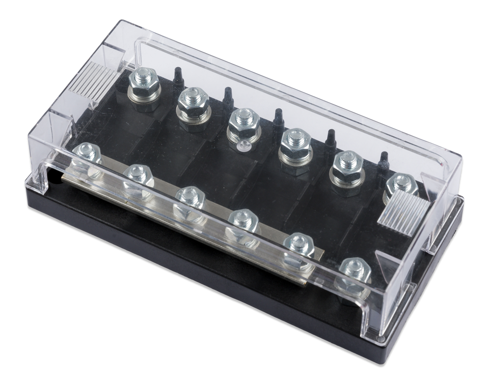 Fuse holder 6-way for MEGA-fuse, Victron