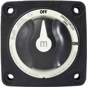 Mini On-Off Battery Switch Disconnect with Knob, M-Series - Black - Blue Sea