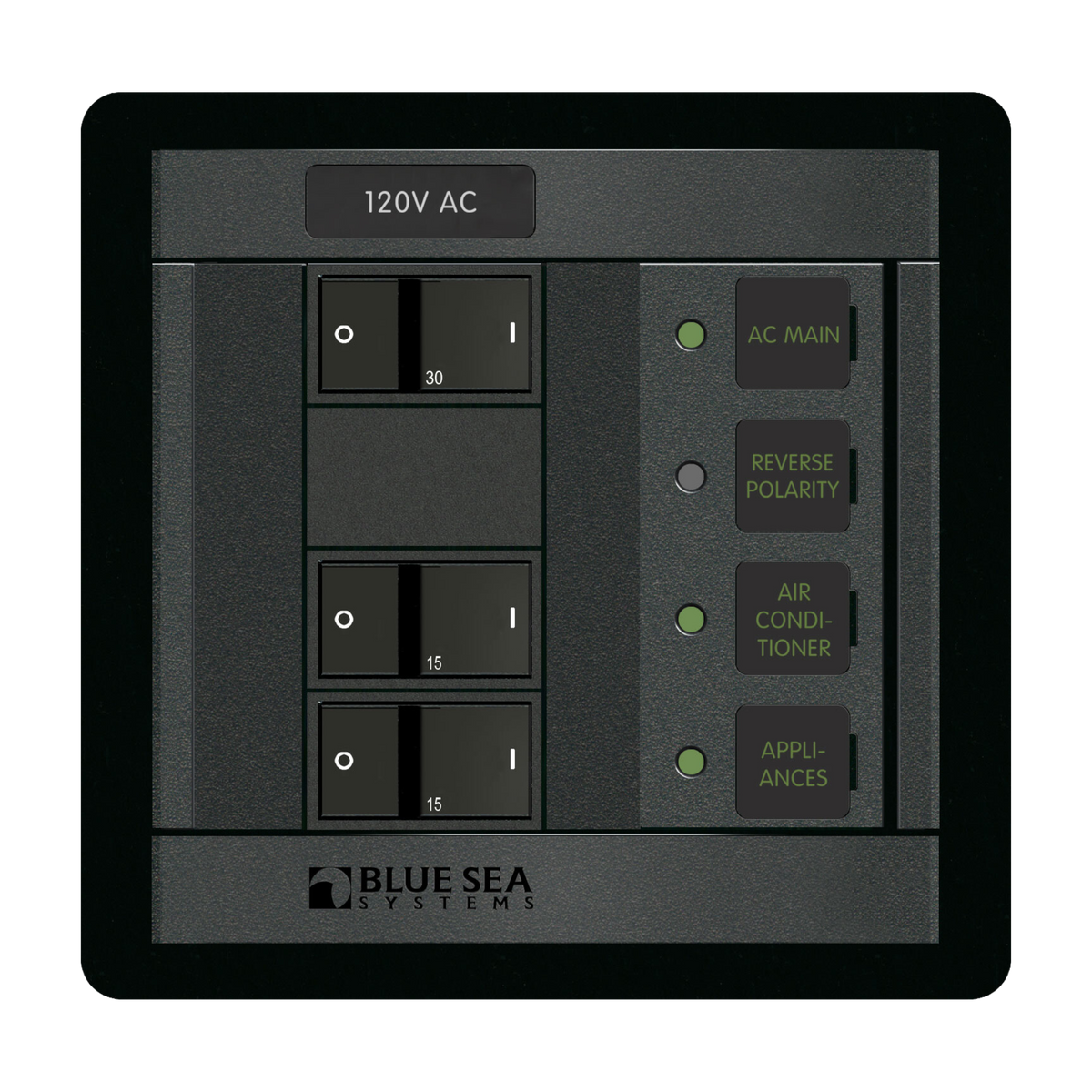 360 Circuit Panel,120 Volt AC Main + 2 Positions