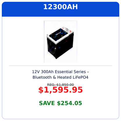 300ah Epoch Battery