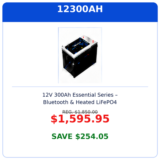 300ah Epoch Battery