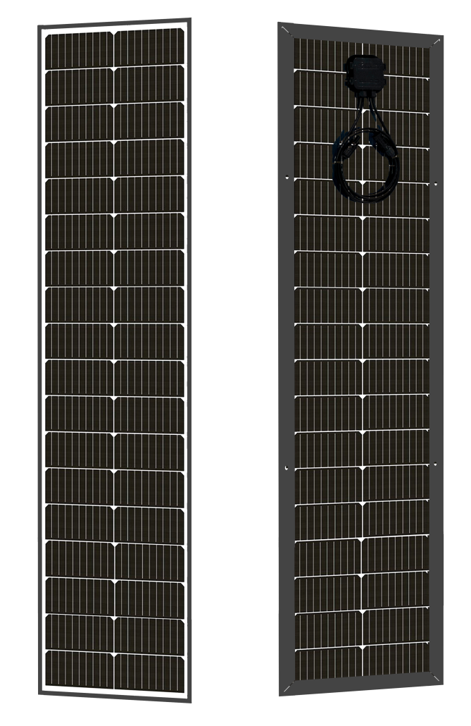 Lumera Solar 140W “Long & Skinny” BiFacial 12V Solar Panel | Canadian Made