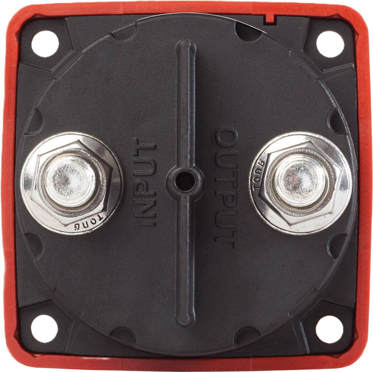 Mini On-Off Battery Switch Disconnect  with Knob, M-Series - RED - Blue Sea