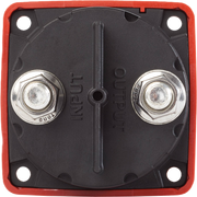 Mini On-Off Battery Switch Disconnect  with Knob, M-Series - RED - Blue Sea