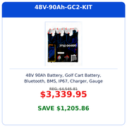 Golf Cart Battery System