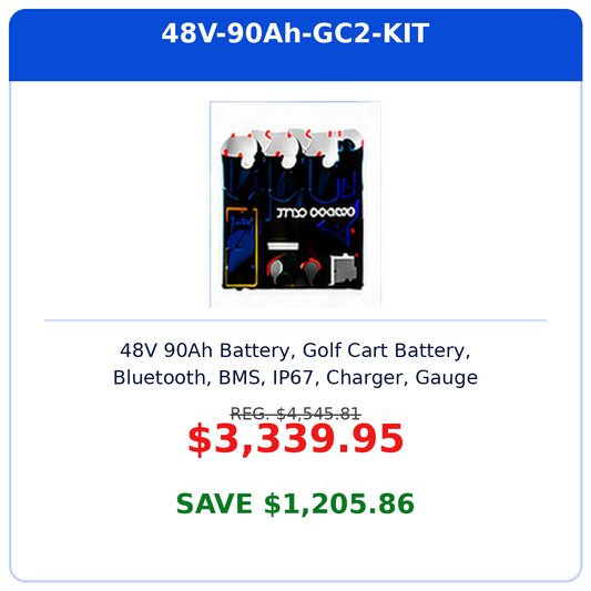 Golf Cart Battery System