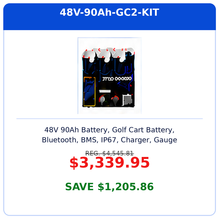 Golf Cart Battery System