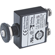 Push Button Reset Only Screw Terminal Circuit Breaker - 15 Amp