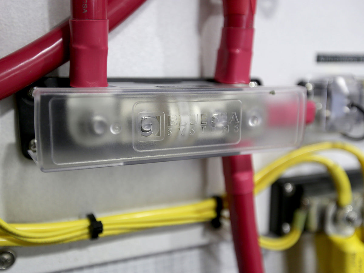 Class T Fuse Block with Insulating Cover - 225 to 400A