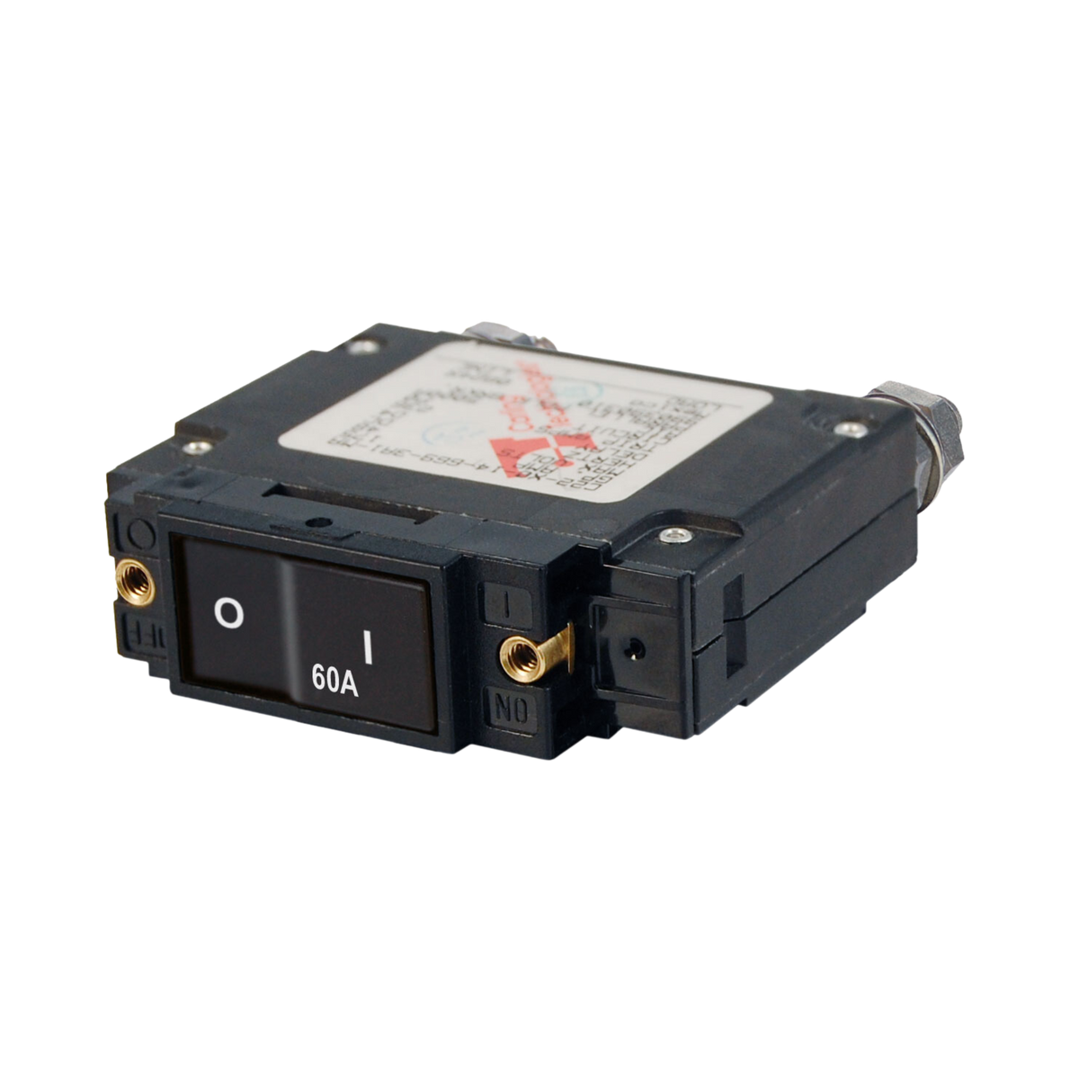 C-Series Flat Rocker Circuit Breaker - Single Pole - 60A - 7547-BSS