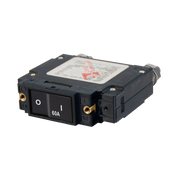 C-Series Flat Rocker Circuit Breaker - Single Pole - 60A - 7547-BSS