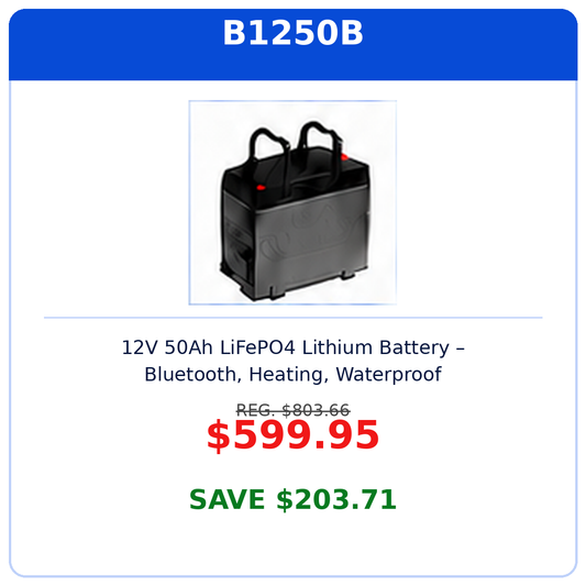 24V 100Ah Lithium Battery