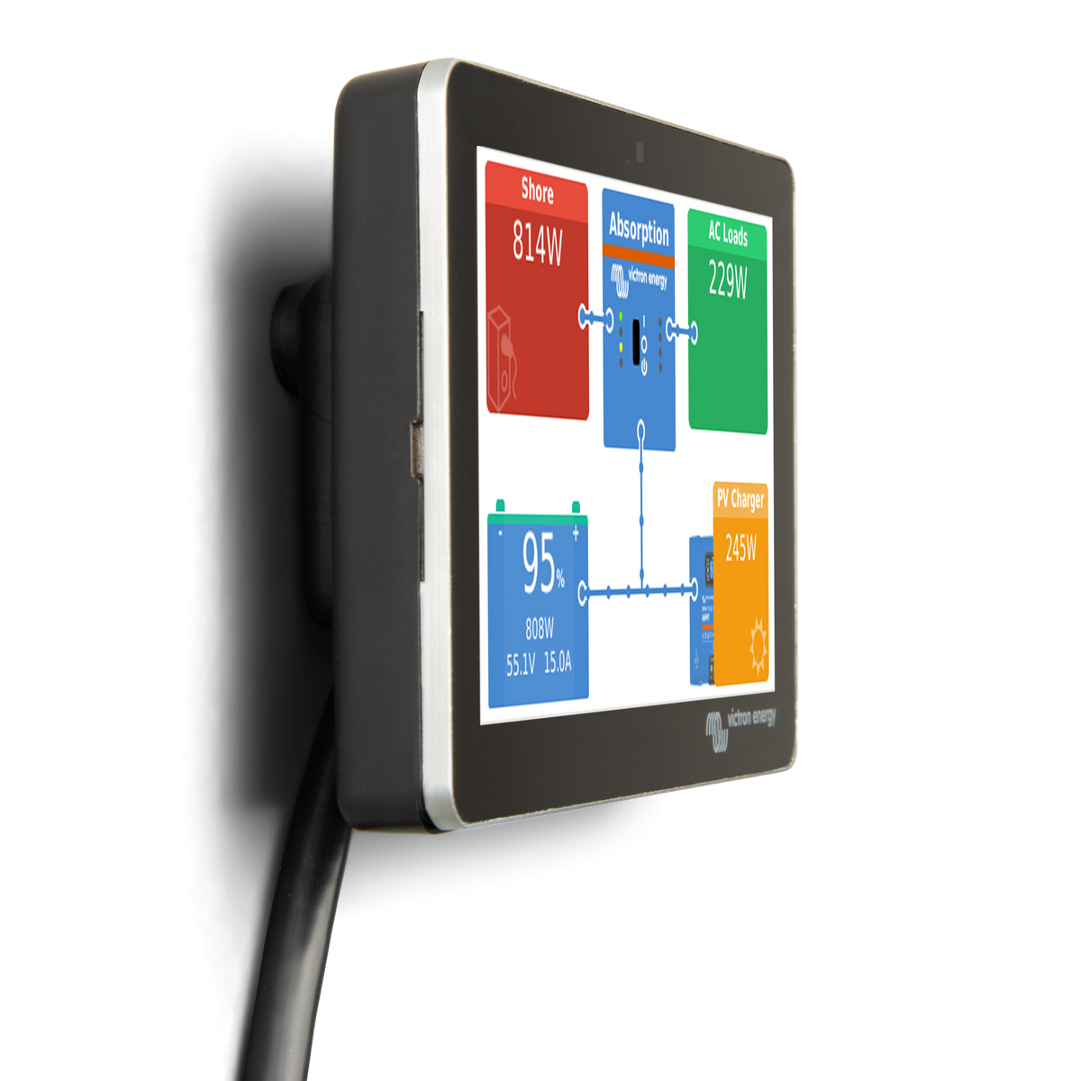 Wall Mount, GX Touch, Victron