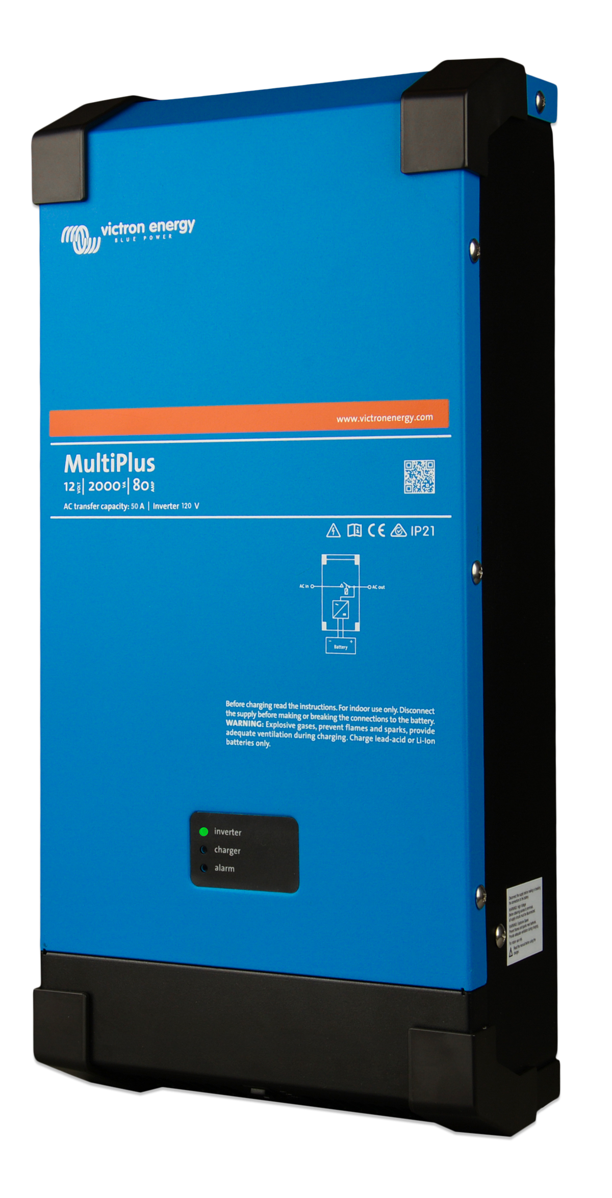 MultiPlus 12/2000/80-50 120V VE.Bus (UL 458)