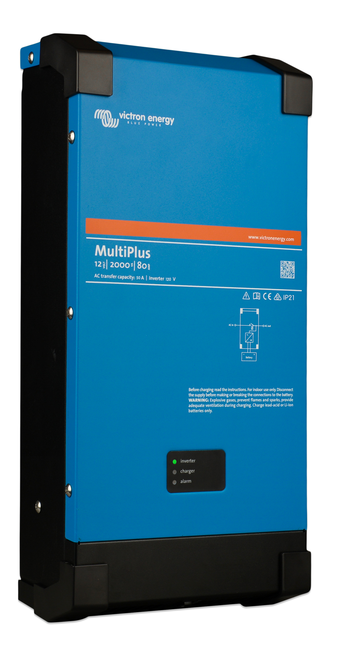 MultiPlus 12/2000/80-50 120V VE.Bus (UL 458)