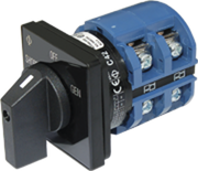 AC Rotary Switch - OFF + 2 Positions 120V AC 65A