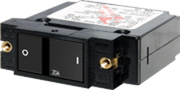 A-Series Flat Rocker Circuit Breaker - Single Pole - 20 Amp