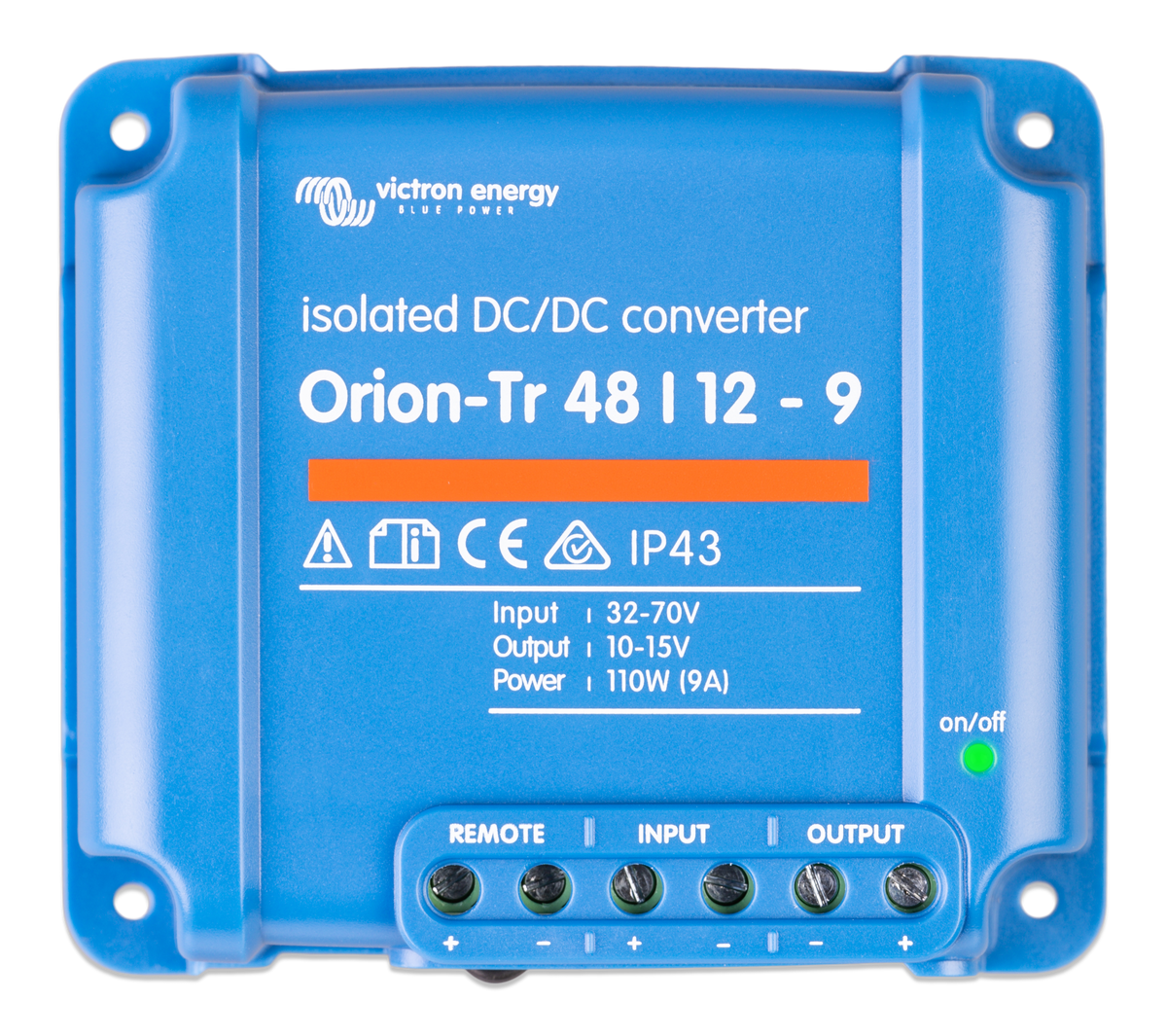 Orion-Tr 48/12-9A (110W) Isolated DC-DC converter