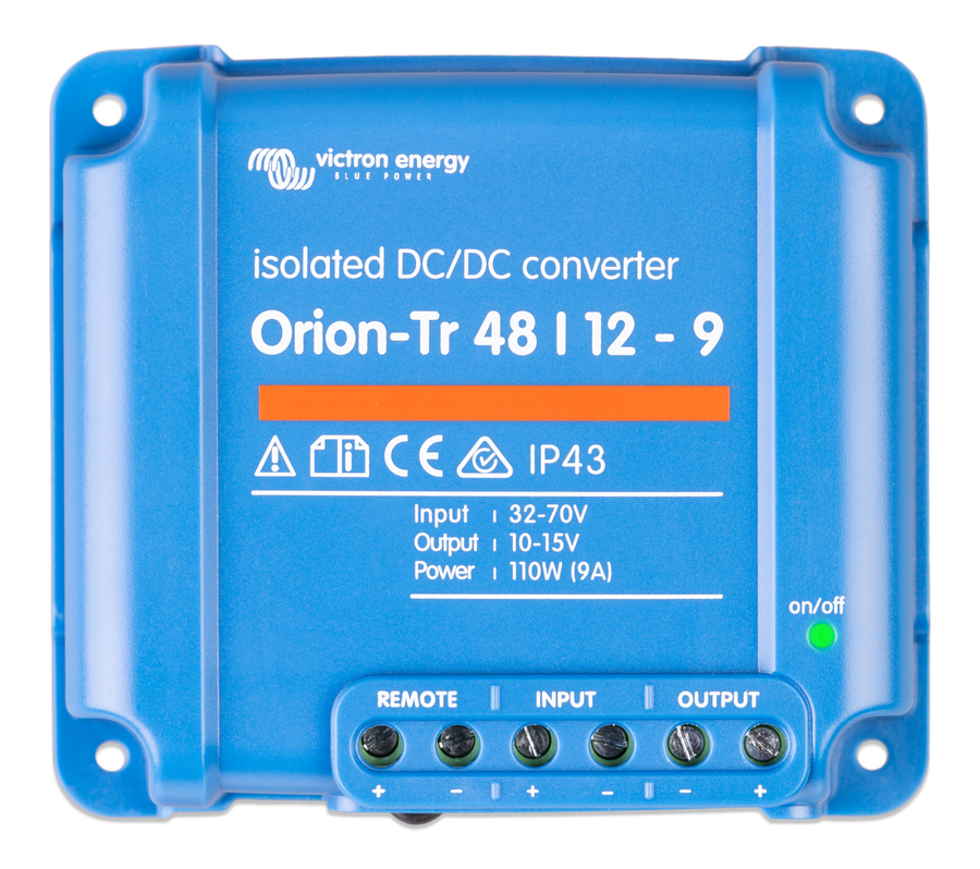 Orion-Tr 48/12-9A (110W) Isolated DC-DC converter