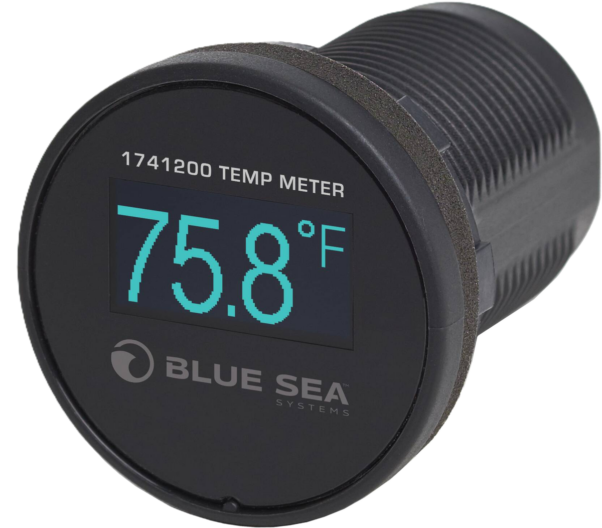 Meter, Mini OLED Temperature Monitor 12/24V DC (Blue) - Blue Sea