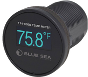 Meter, Mini OLED Temperature Monitor 12/24V DC (Blue) - Blue Sea