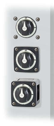 Mini On-Off Battery Switch Disconnect with Knob, M-Series - Black - Blue Sea