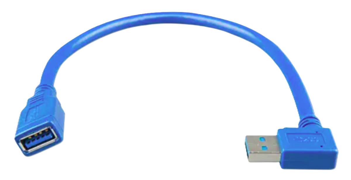 USB EXTENSION CABLE 0,3M ONE SIDE RIGHT ANGLE, Victron