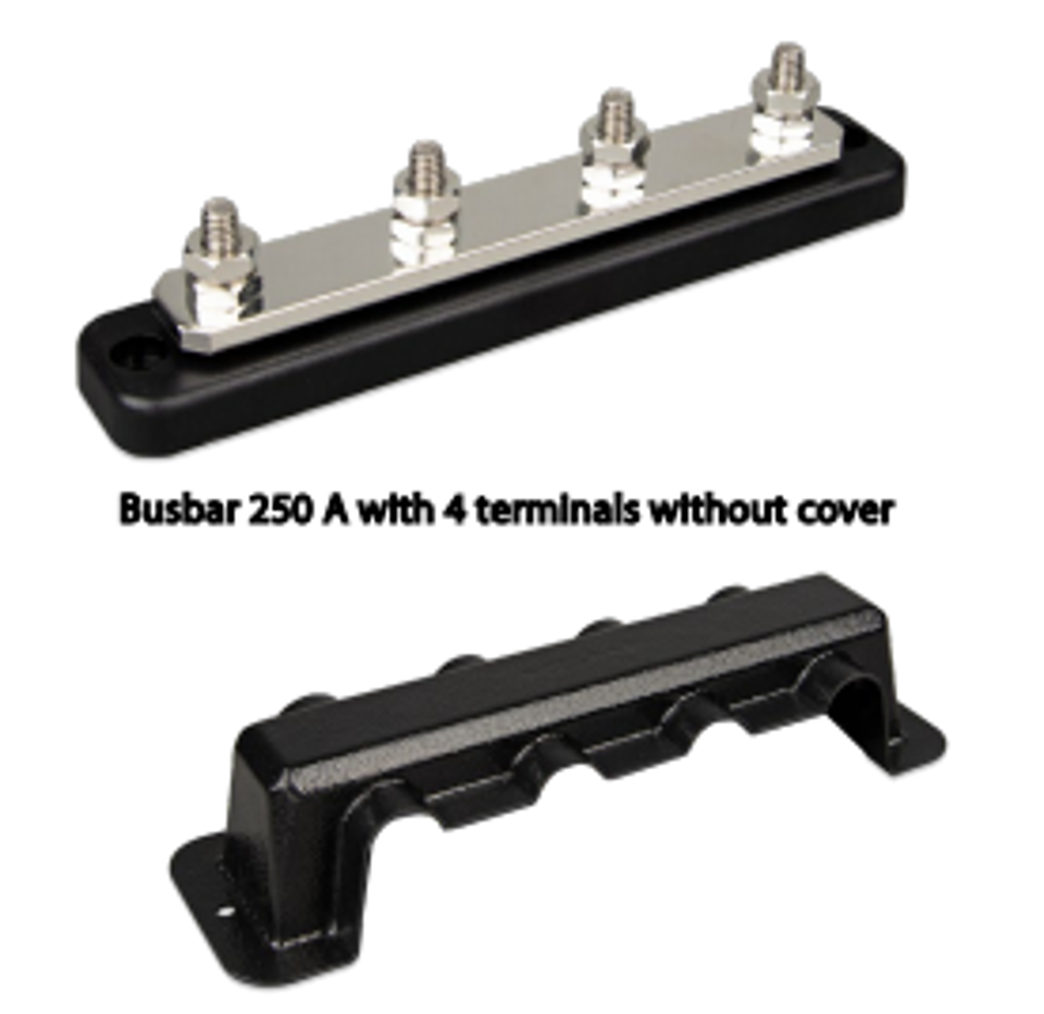 Busbar 250A 4P + Cover - Victron