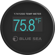 Meter, Mini OLED Temperature Monitor 12/24V DC (Blue) - Blue Sea