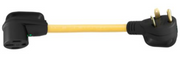 Adapter Cord with Handle, 12” - 30A Male-50A Female