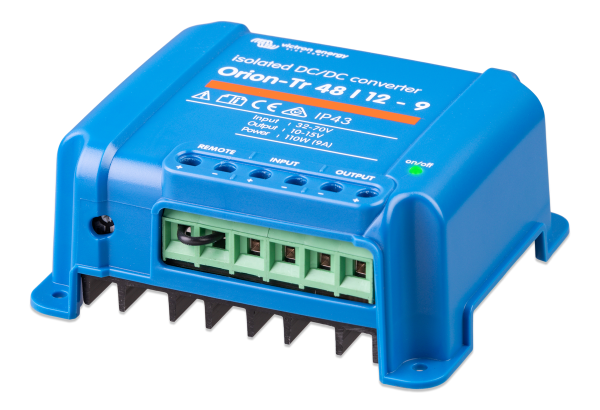 Orion-Tr 48/12-9A (110W) Isolated DC-DC converter