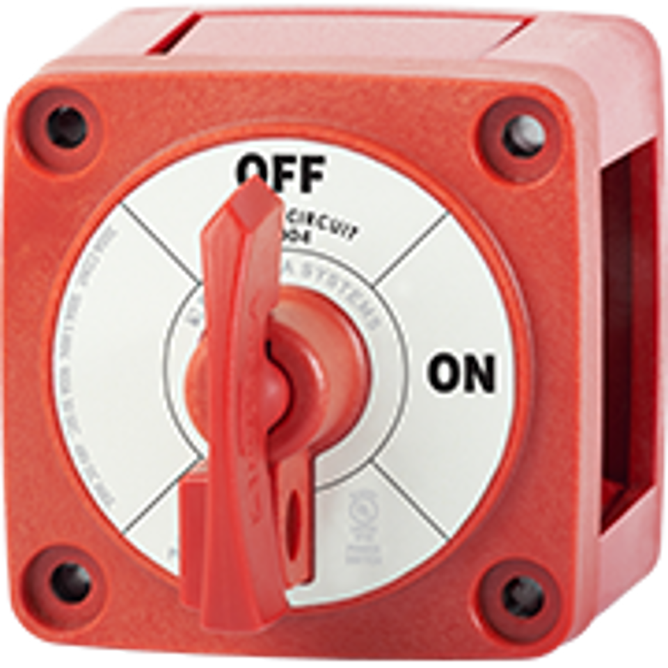 Single Circuit ON-OFF with Locking Key - Red, Blue Sea