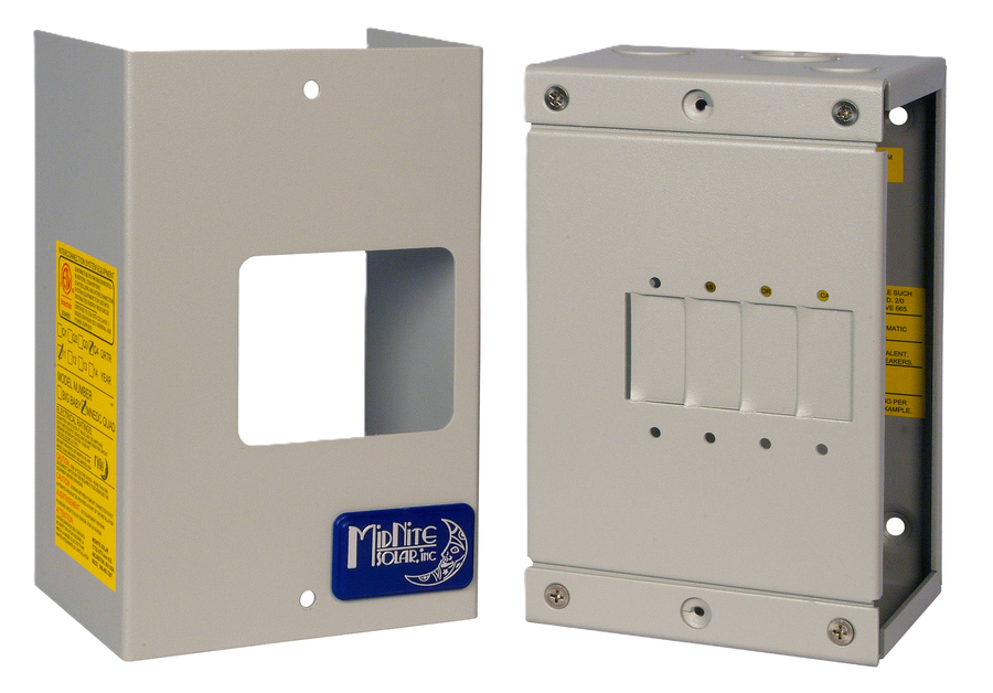 Midnite Box,1-4 Panel Mount Breakers, Indoor