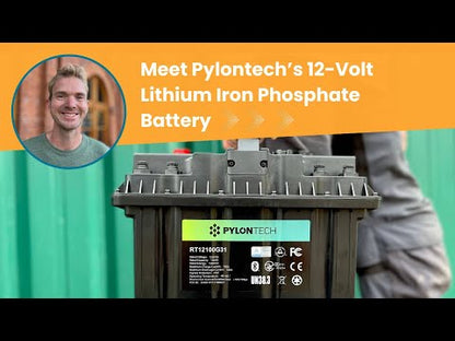 Pylontech 12V 100 Ah Battery, IP67, Heated, Bluetooth, UL,