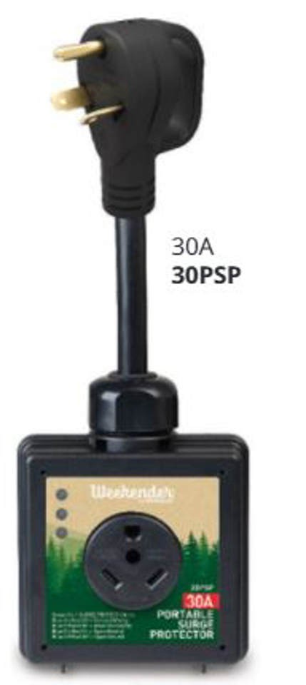 Portable Surge Protector, 22,500A Max Spike, 30 Amp