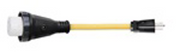 Detach Adapter Cord, 12”- 15A Male-50A Female