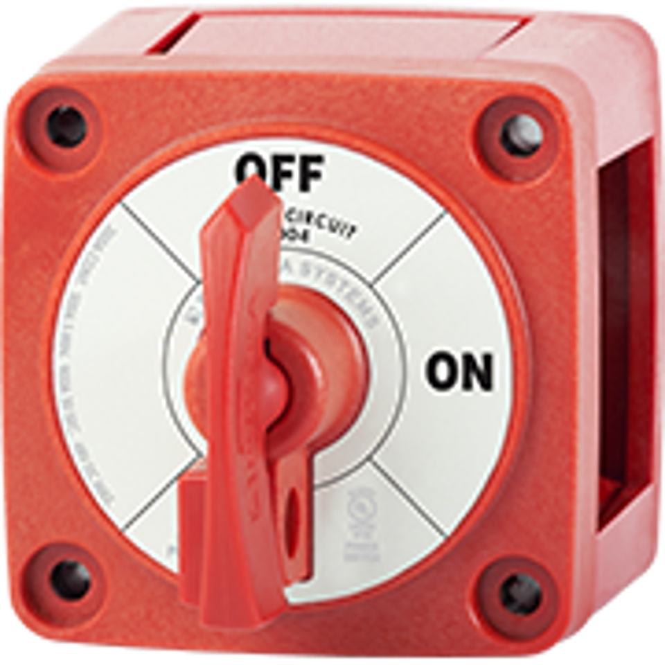 Single Circuit ON-OFF with Locking Key - Red, Blue Sea – CBI Solar Red Deer