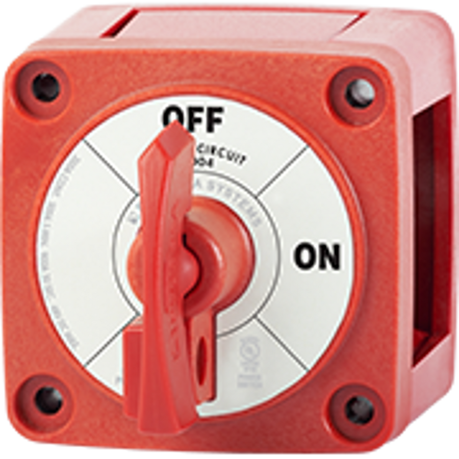 Single Circuit ON-OFF with Locking Key - Red, Blue Sea